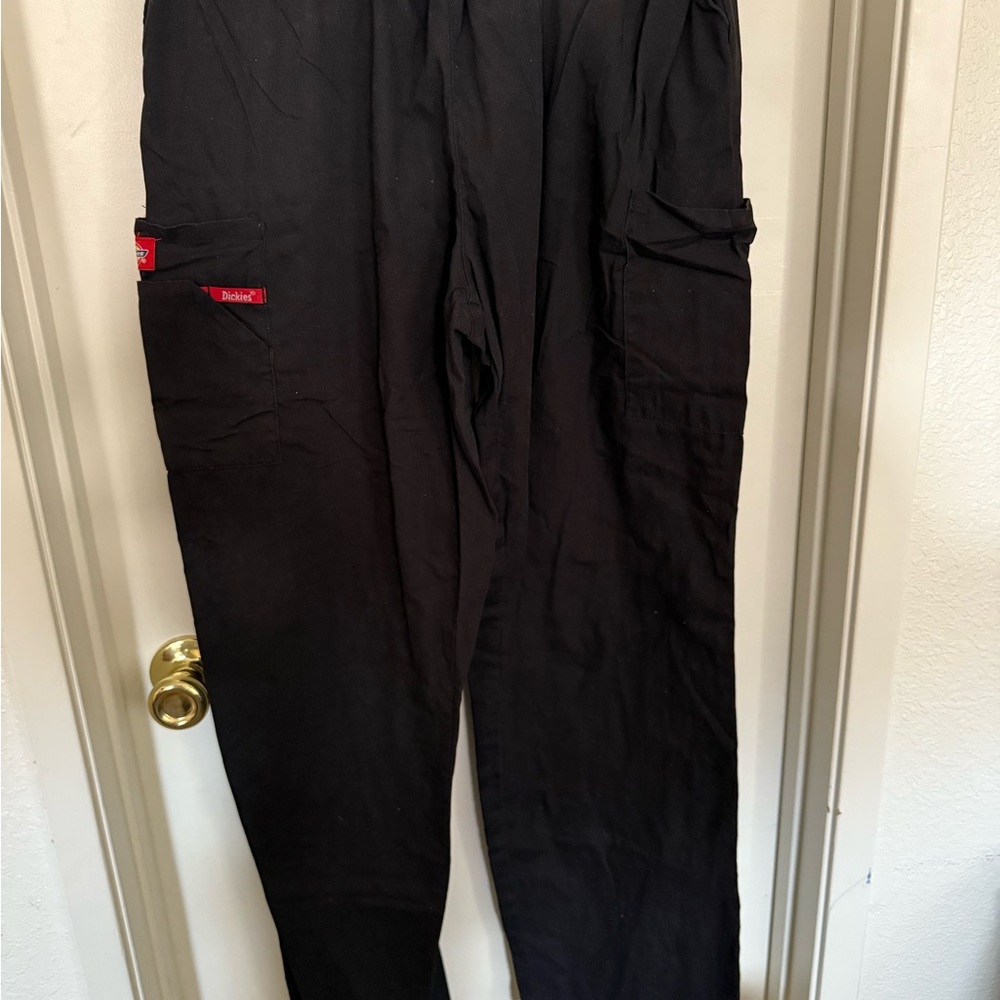 Dickies Women's Black Scrub Pants